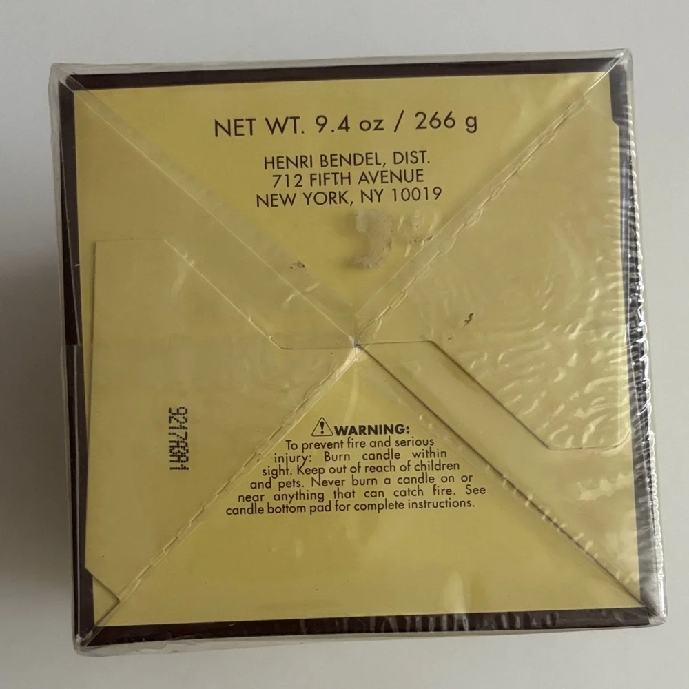 Henri Bendel Lemon Verbena Candle - Yellow